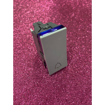 Modulo  Pulsador de Campainha - Pial Plus + Cinza 